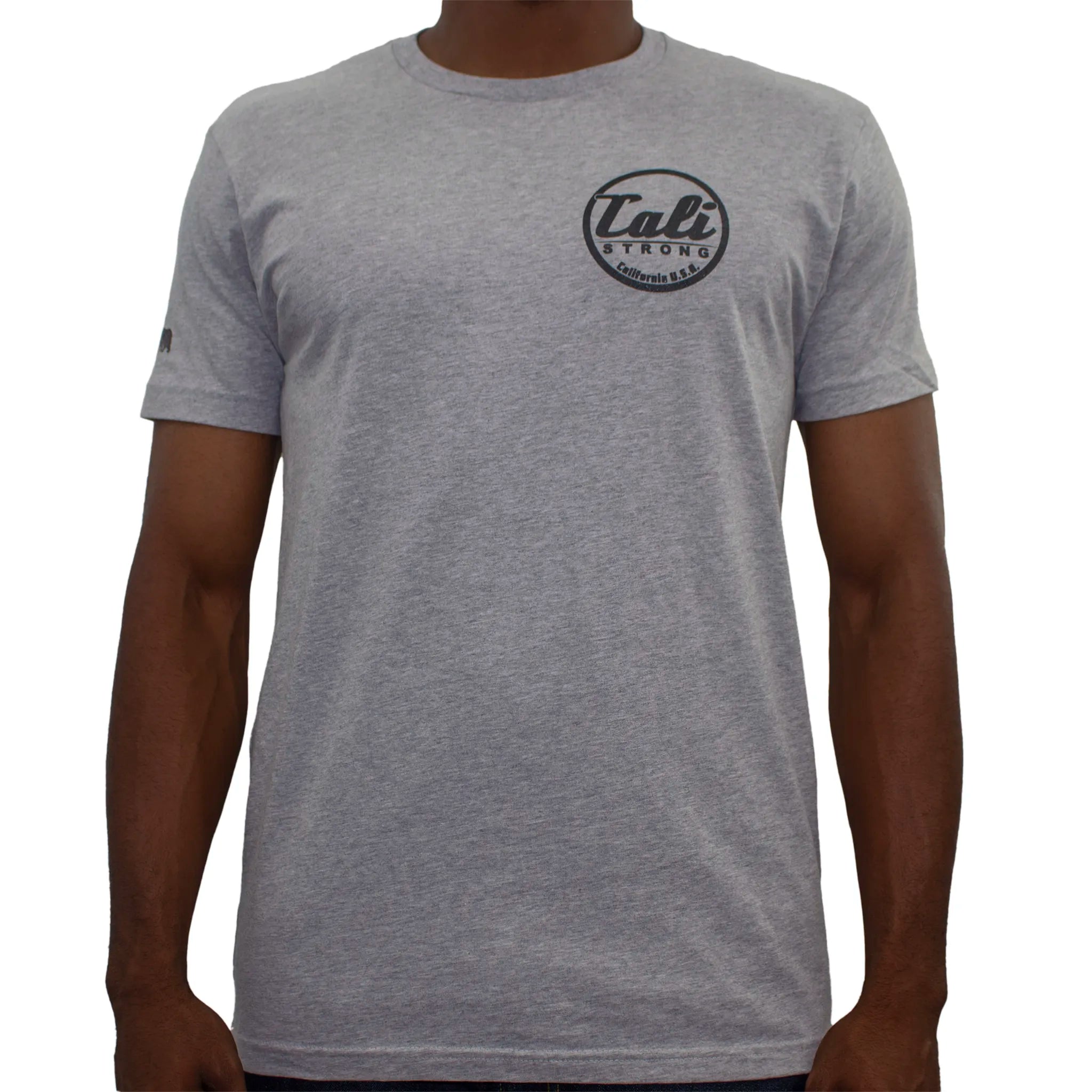 CALI Strong Classic T-Shirt Grey Heather Glow in the Dark - T-Shirt - Image 2 - CALI Strong