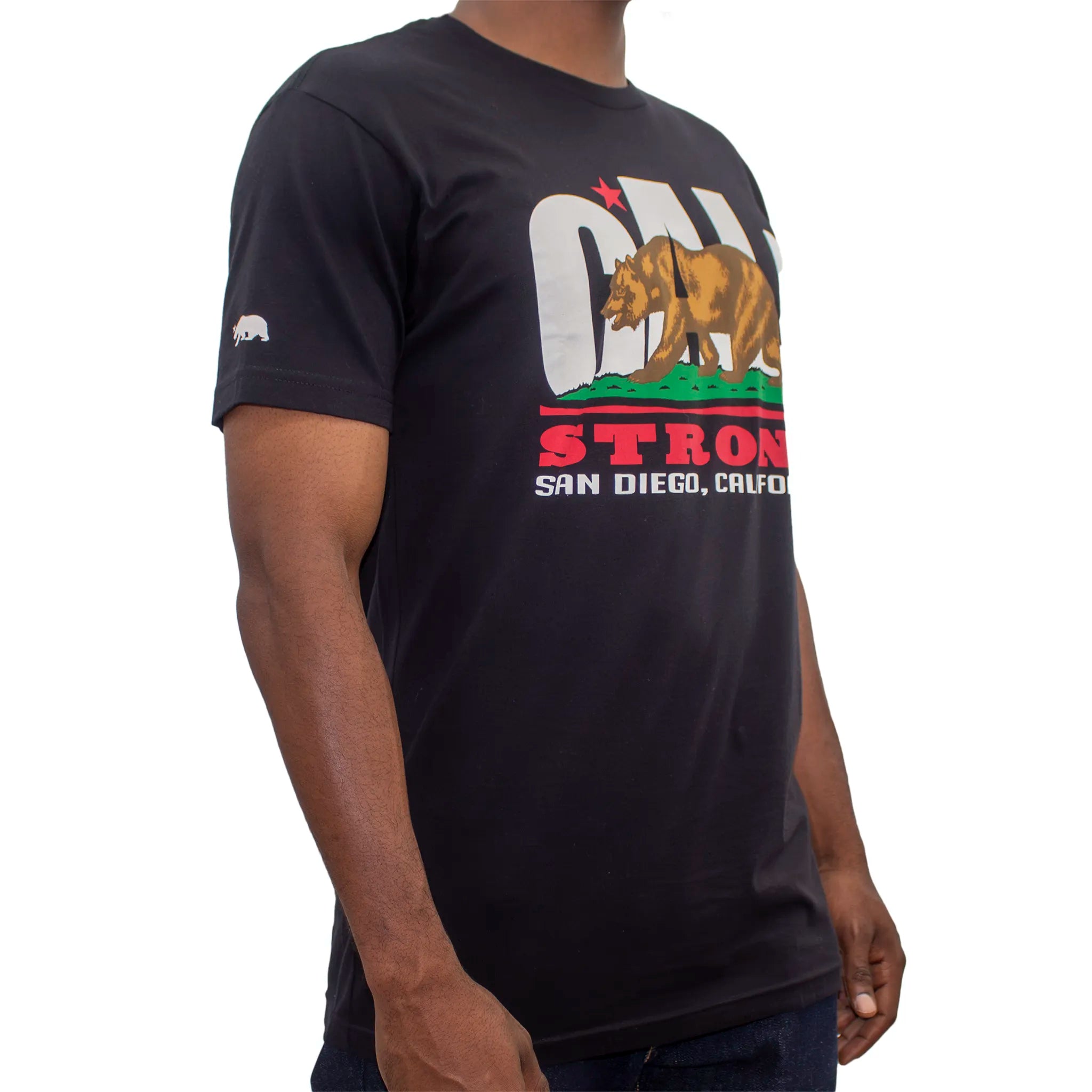 CALI Strong Original San Diego Black T-Shirt - T-Shirt - Image 2 - CALI Strong