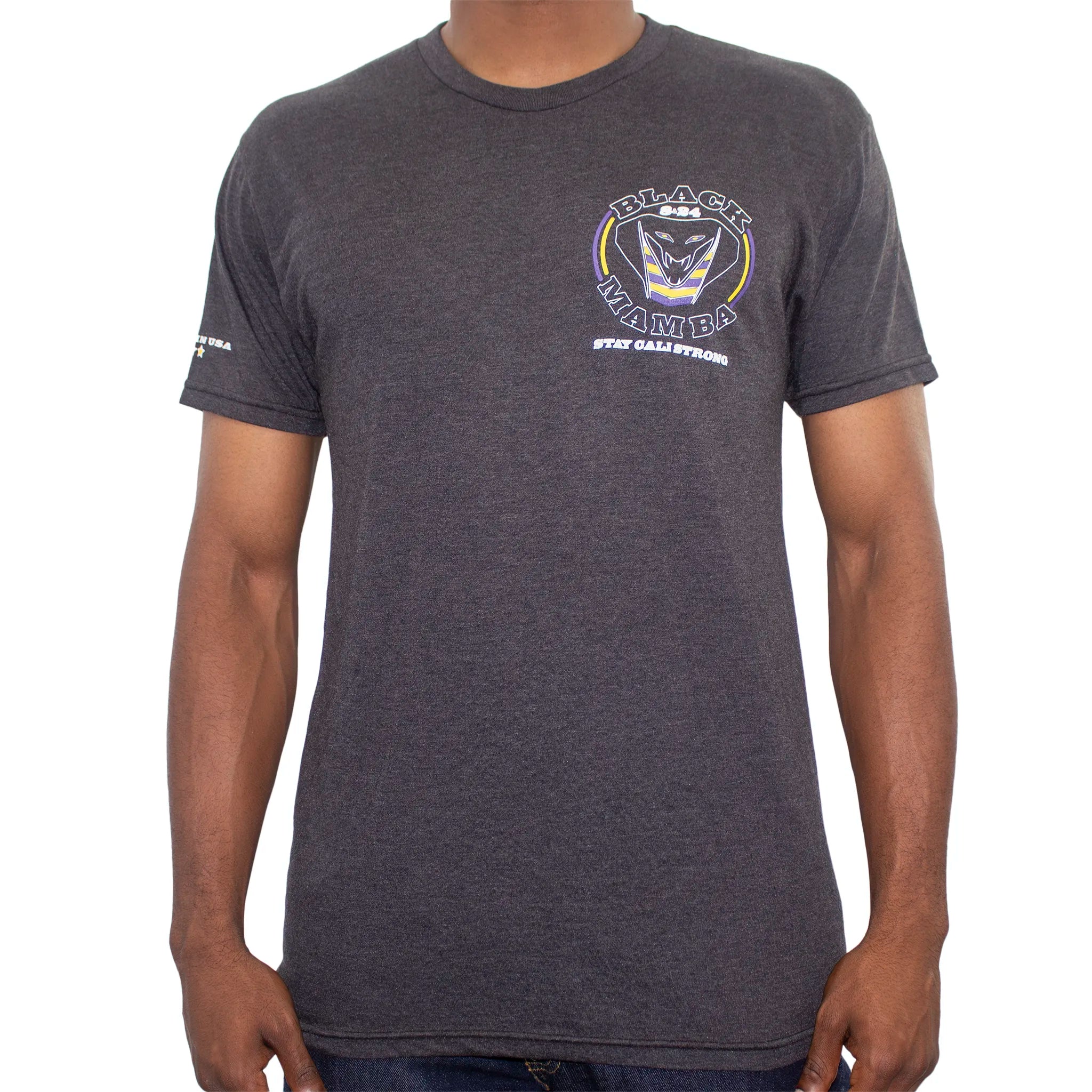 CALI Strong Black Mamba Performance Triblend Black T shirt