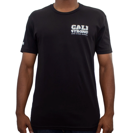 CALI Strong Scratch Black T-Shirt Glow in the Dark - T-Shirt - Image 1 - CALI Strong