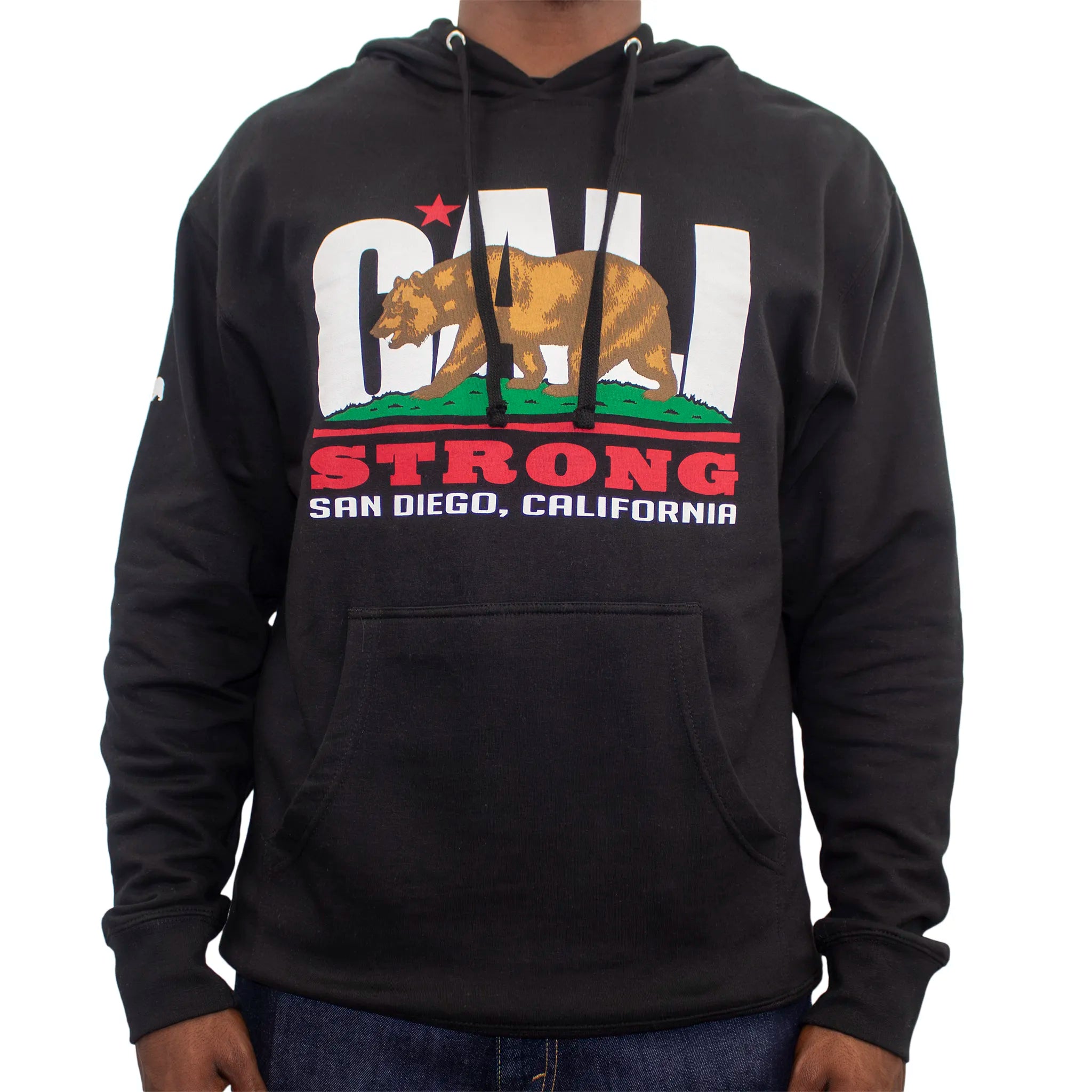 CALI Strong Original San Diego Black Hoodie - Hoodie - Image 1 - CALI Strong