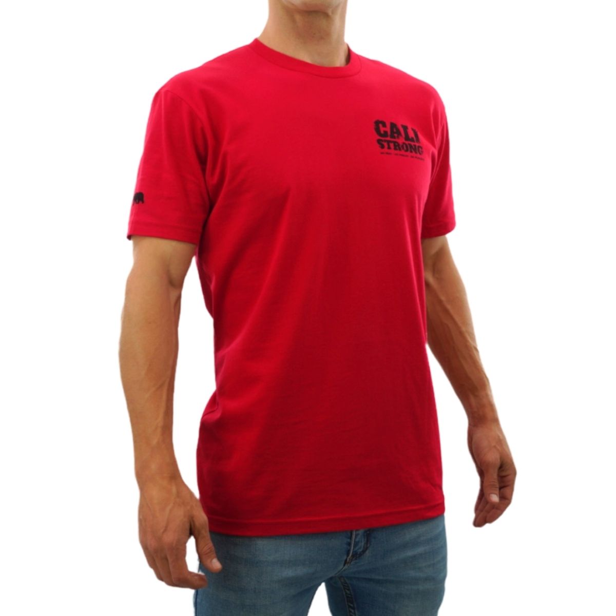 CALI Strong Scratch T-Shirt Red - T-Shirt - Image 2 - CALI Strong