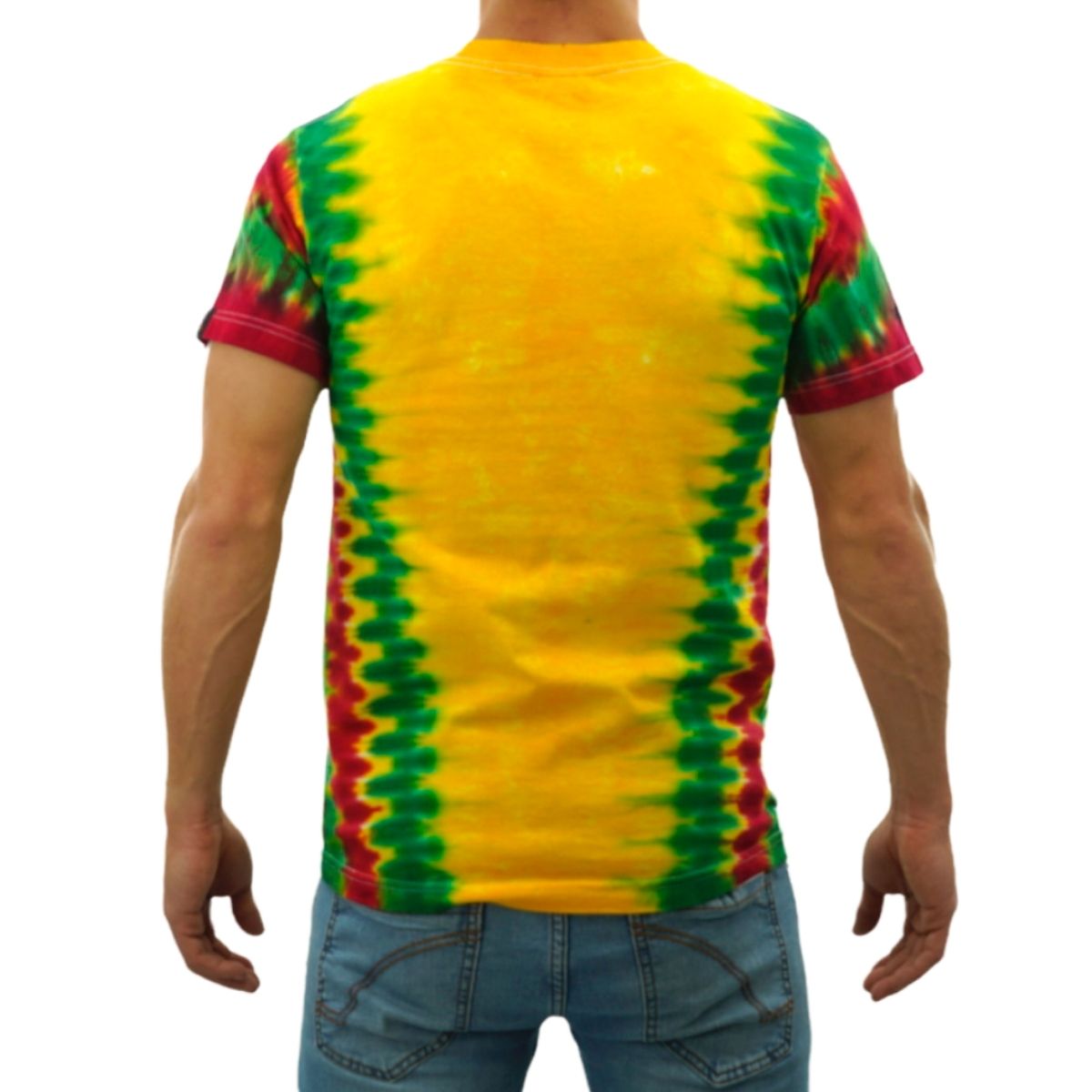 CALI Strong King Rasta T-shirt Tie Dye - T-Shirt - Image 3 - CALI Strong