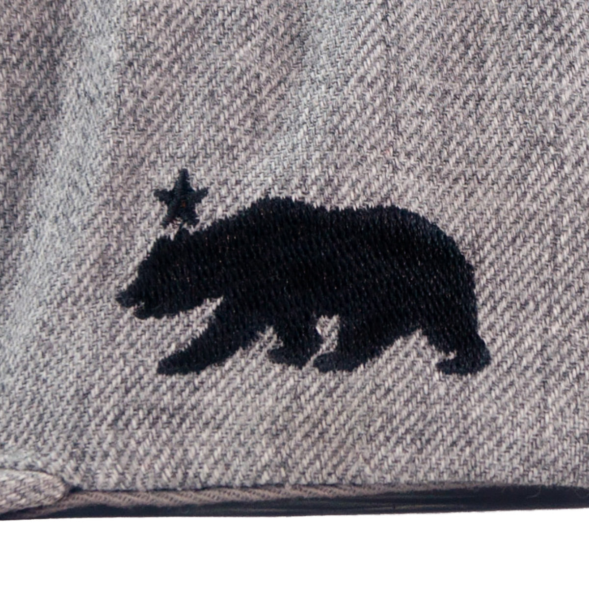 CALI Strong Original Tactical Hat Flat Bill Morale Patch Gray Heather - Headwear - Image 4 - CALI Strong
