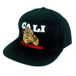 Mean Bear Flat Bill Snapback Black Cap - Headwear - Image 1 - CALI Strong