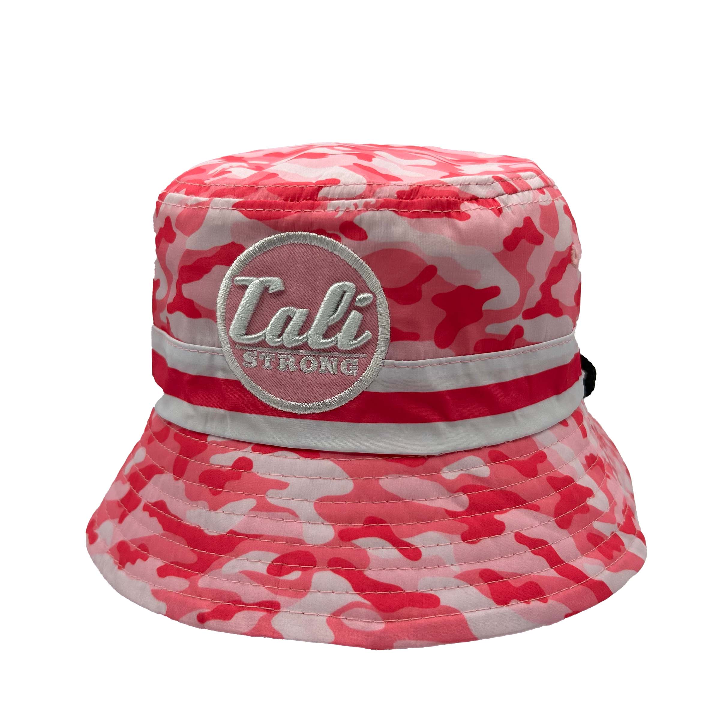 CALI Strong Pink Camo Reversible Bucket Hat Tactical Morale Patch - Bucket Hat - Image 3 - CALI Strong