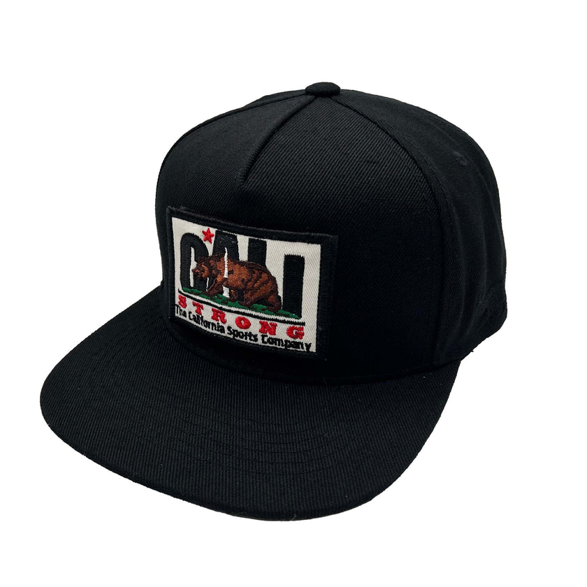 CALI Strong Original Tactical Hat Flat Bill Morale Patch Black - Headwear - Image 1 - CALI Strong