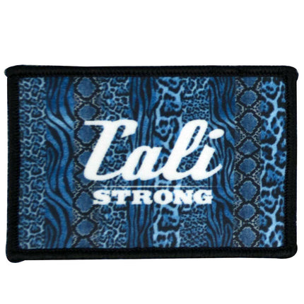 CALI Strong Blue Hook-and-Loop 2x3 Morale Patch - Patches - Image 1 - CALI Strong
