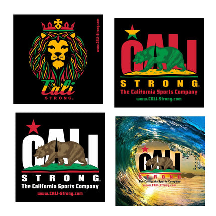 CALI Strong Sticker 4 Pack Series 1A Vinyl Decal Set - Stickers - Image 1 - CALI Strong