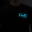 CALI Strong Crest Performance T-Shirt Black Heather Glow in the Dark - T-Shirt - Image 9 - CALI Strong