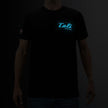 CALI Strong Crest Performance T-Shirt Black Heather Glow in the Dark - T-Shirt - Image 2 - CALI Strong