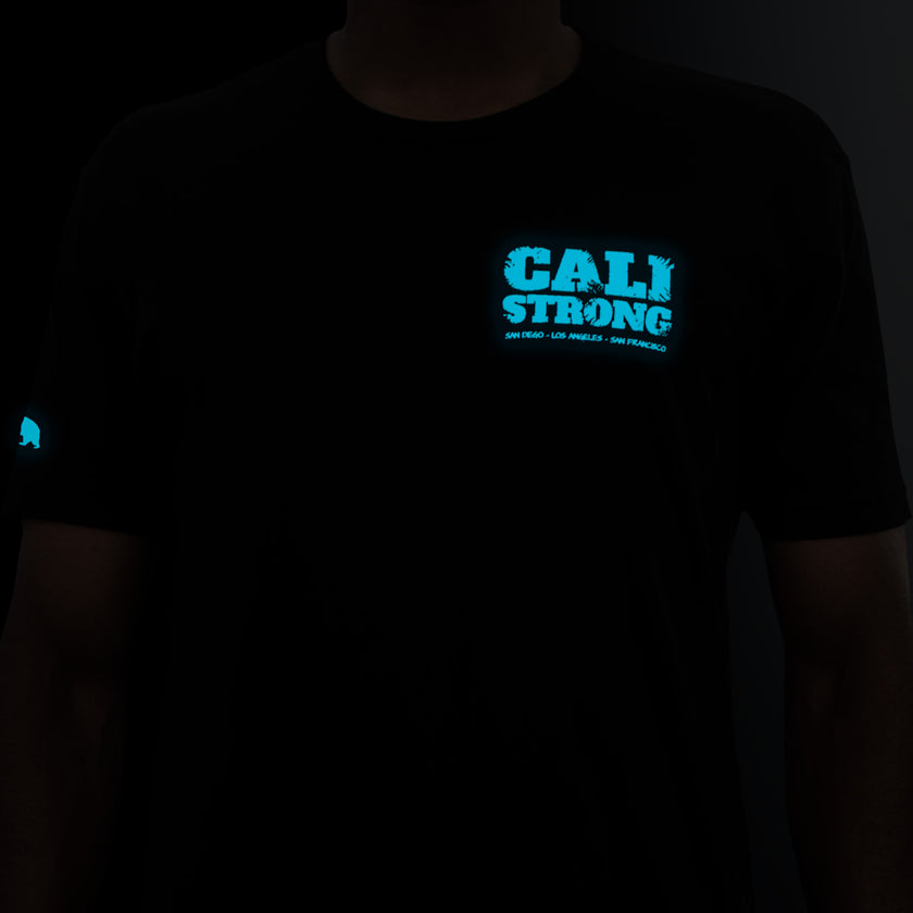 CALI Strong Scratch Black T-Shirt Glow in the Dark - T-Shirt - Image 16 - CALI Strong