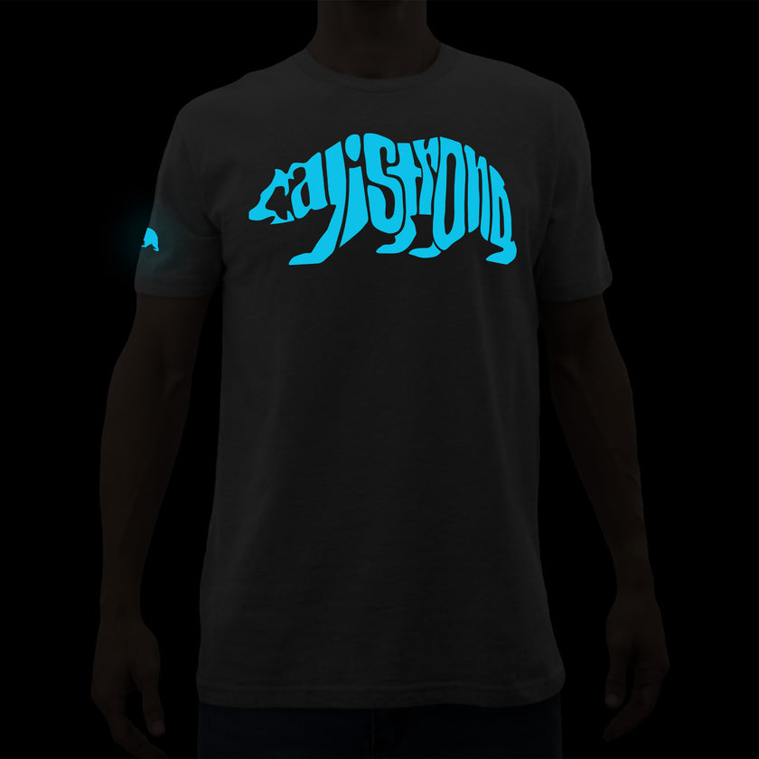CALI Strong Word Bear Max T-shirt Grey Glow in the Dark - T-Shirt - Image 8 - CALI Strong