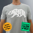 CALI Strong Word Bear Max T-shirt Grey Glow in the Dark - T-Shirt - Image 3 - CALI Strong