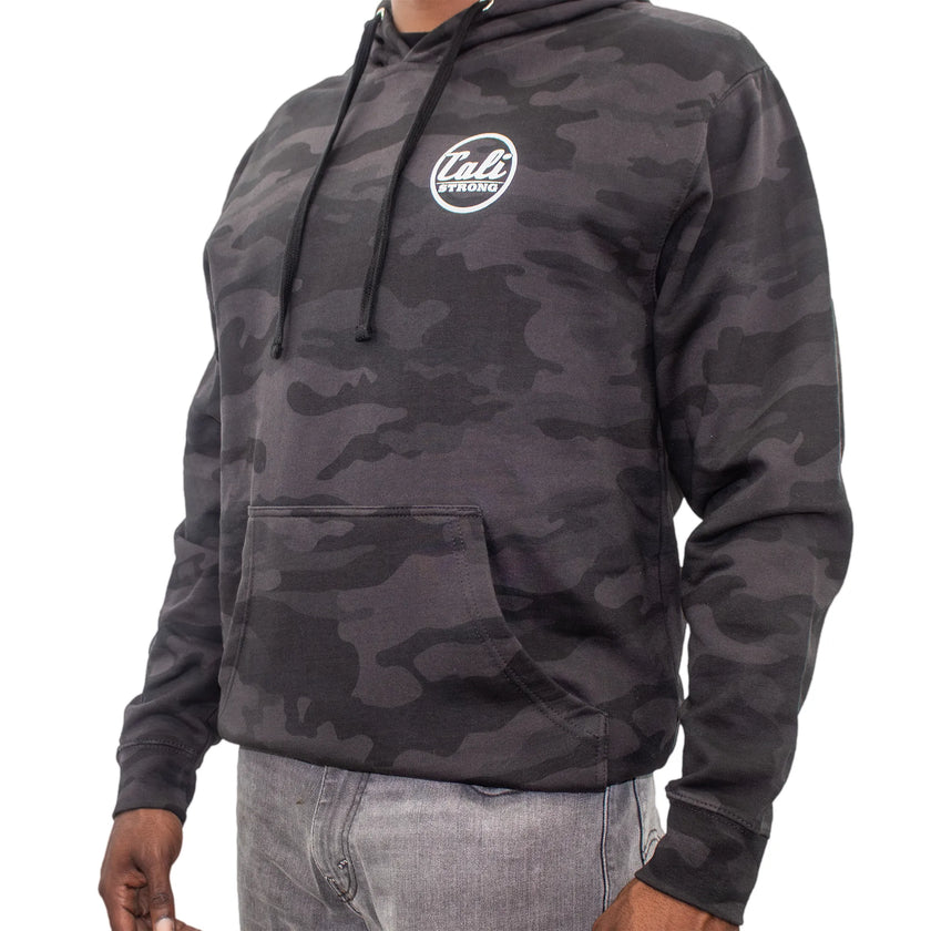CALI Strong Urban Camo Hoodie Grey - Hoodie - Image 3 - CALI Strong
