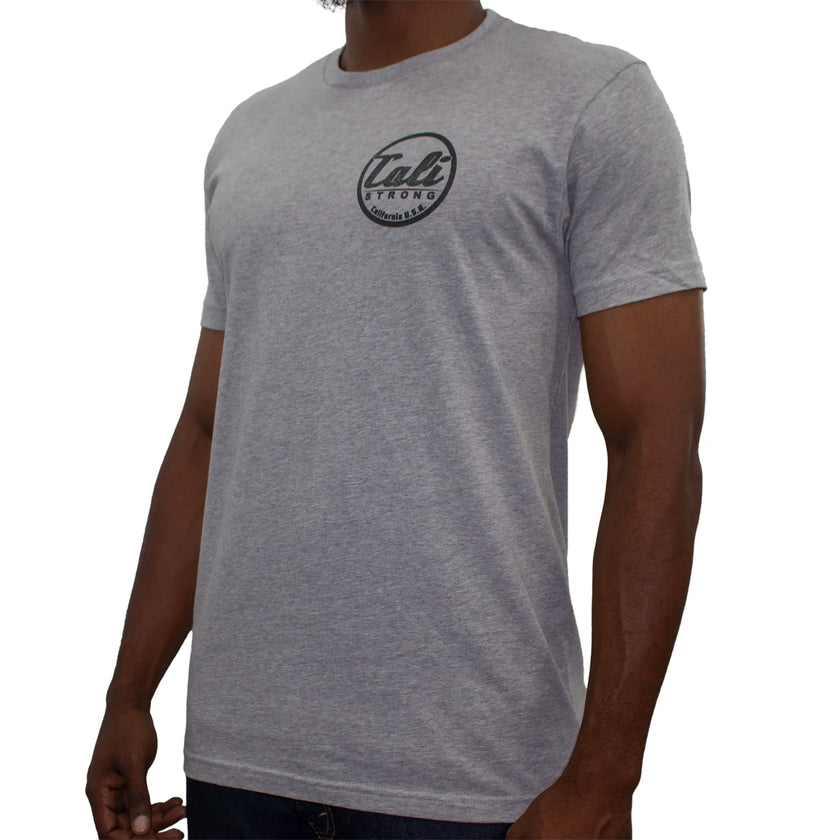 CALI Strong Classic T-Shirt Grey Heather Glow in the Dark - T-Shirt - Image 3 - CALI Strong