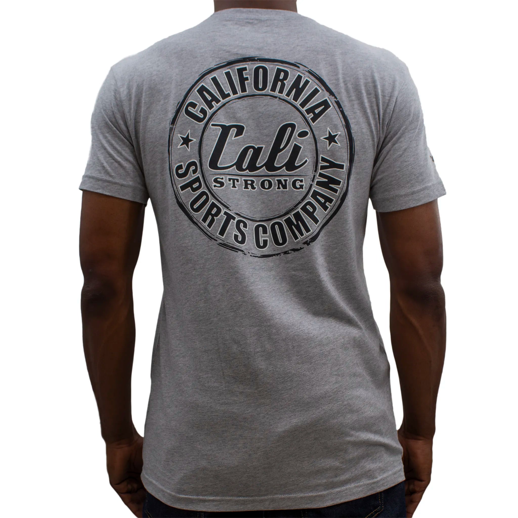 CALI Strong Classic T-Shirt Heather Grey Glow in the Dark - T-Shirt - Image 4 - CALI Strong