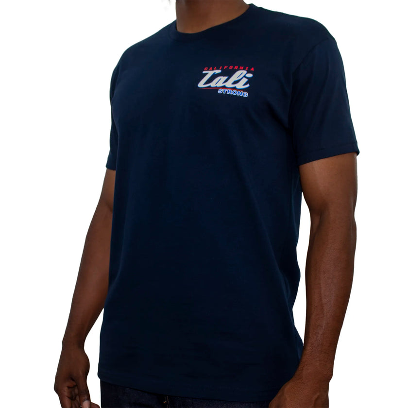 CALI Strong Crest USA T-Shirt Navy Max Glow in the Dark - T-Shirt - Image 3 - CALI Strong