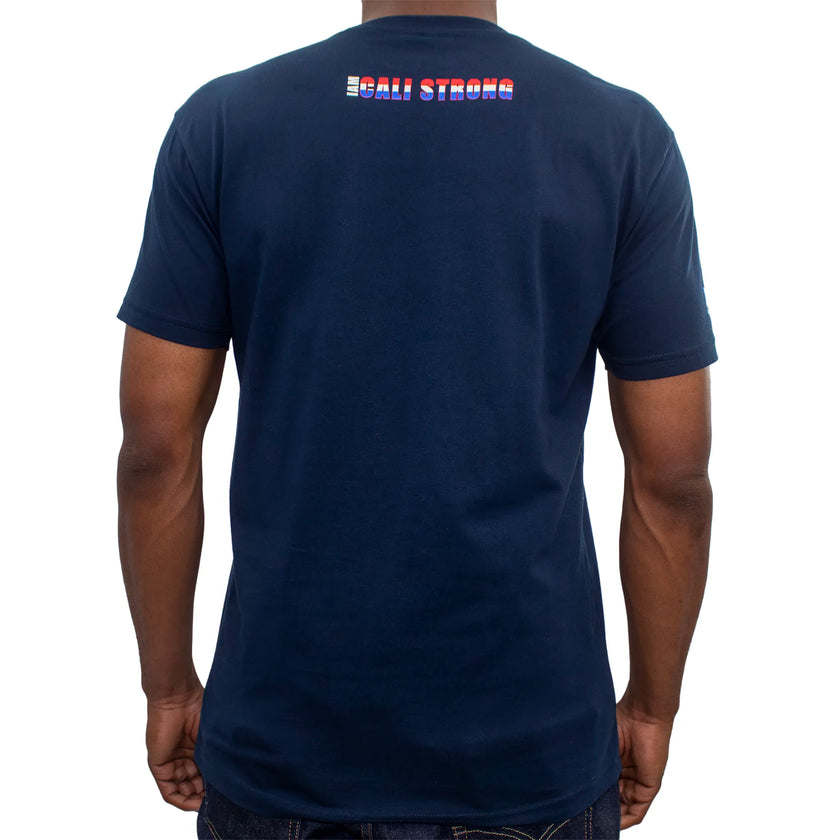 CALI Strong Crest USA T-Shirt Navy Max Glow in the Dark - T-Shirt - Image 4 - CALI Strong