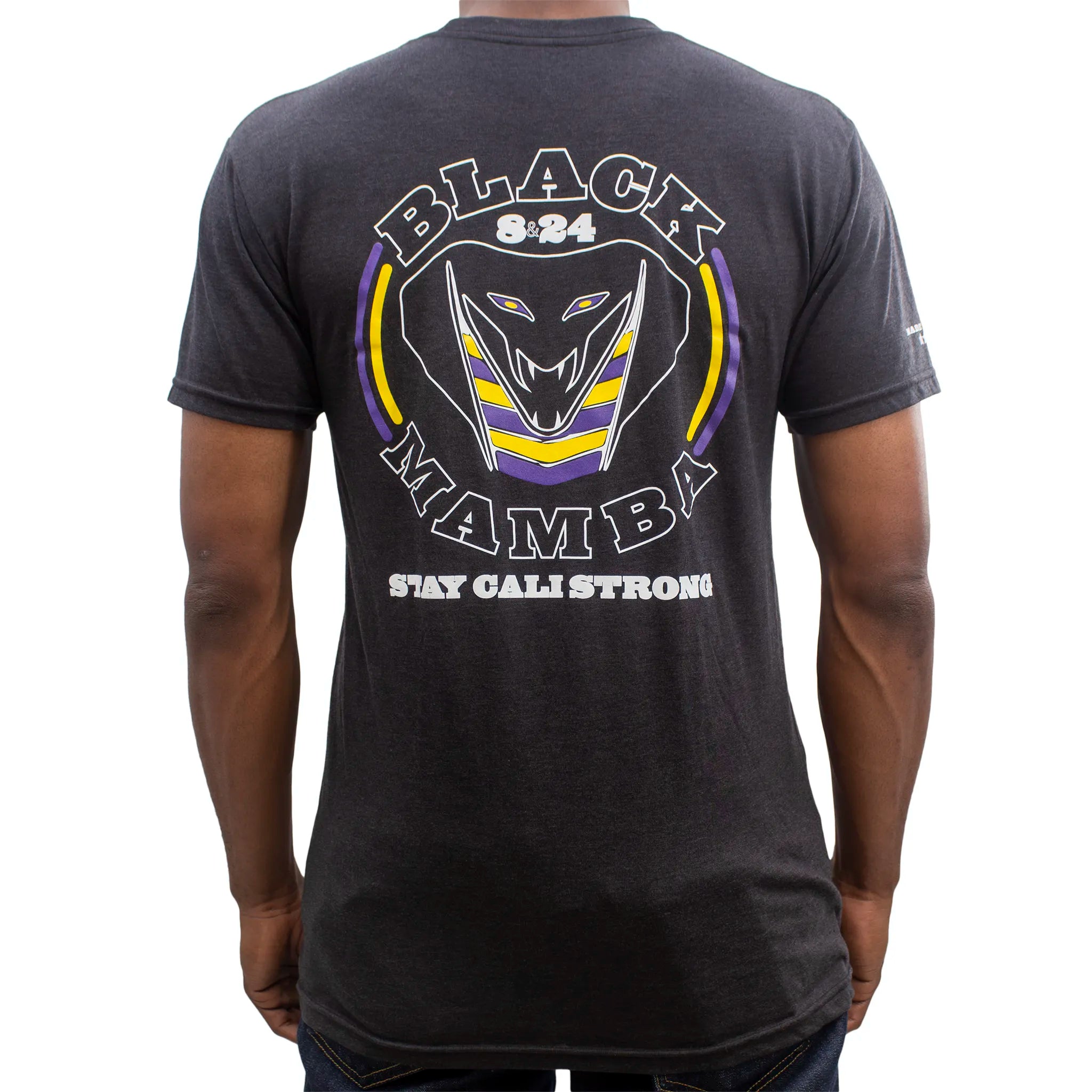 CALI Strong Black Mamba Performance Triblend Black T-shirt - T-Shirt - Image 3 - CALI Strong