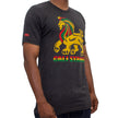 CALI Strong Lord Rasta Performance Triblend T-Shirt Charcoal Grey - T-Shirt - Image 2 - CALI Strong