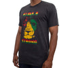 CALI Strong Triangle Lion Rasta Performance Triblend T-Shirt Charcoal Grey - T-Shirt - Image 3 - CALI Strong