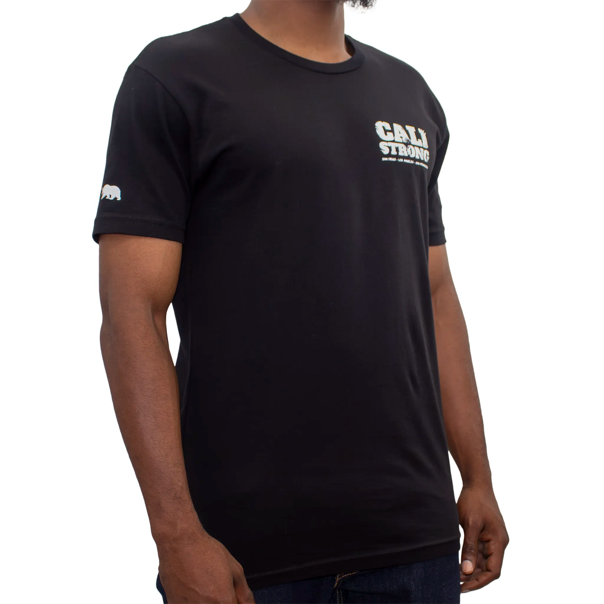 CALI Strong Scratch Black T-Shirt Glow in the Dark - T-Shirt - Image 2 - CALI Strong