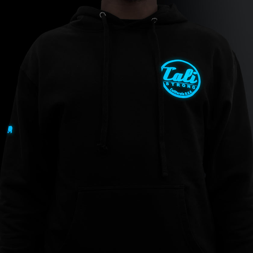 CALI Strong Classic Max Glow in the Dark Black Hoodie Sweatshirt - Hoodie - Image 7 - CALI Strong