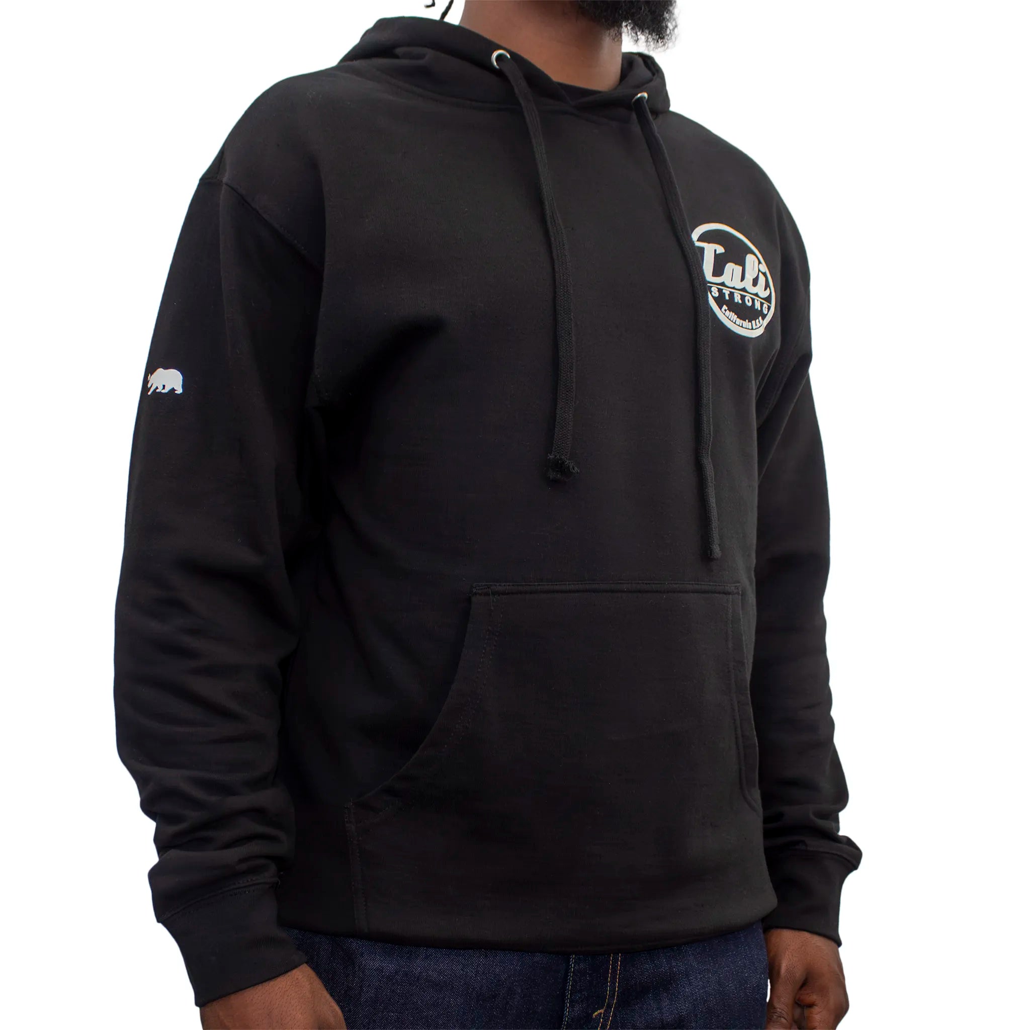 CALI Strong Classic Black Hoodie - Hoodie - Image 2 - CALI Strong