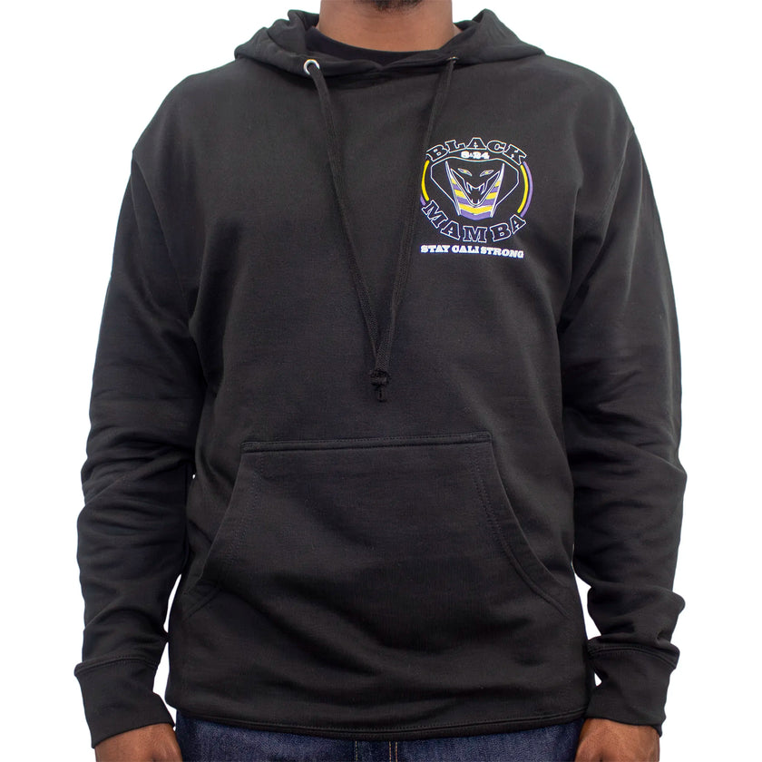 CALI Strong Black Mamba Black Hoodie - Hoodie - Image 1 - CALI Strong
