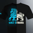 CALI Strong Lord Rasta Black T-Shirt Glow in the Dark - T-Shirt - Image 1 - CALI Strong