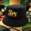 CALI Strong Lord Rasta Reversible Tribal Black Bucket Hat Tactical Morale Patch - Bucket Hat - Image 4 - CALI Strong