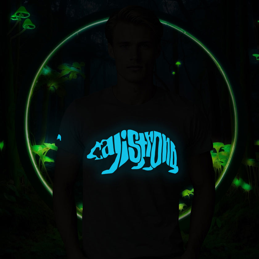 CALI Strong Word Bear Max T-shirt Grey Glow in the Dark - T-Shirt - Image 6 - CALI Strong