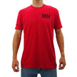 CALI Strong Scratch T-Shirt Red - T-Shirt - Image 1 - CALI Strong