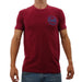 CALI Strong Car Logo T-Shirt Premium Cotton Suede Cardinal - T-Shirt - CALI Strong