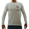 CALI Strong Classic Long Sleeve T-Shirt Premium Cotton Suede White - T-Shirt - Image 1 - CALI Strong