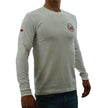 CALI Strong Classic Long Sleeve T-Shirt Premium Cotton Suede White - T-Shirt - Image 2 - CALI Strong