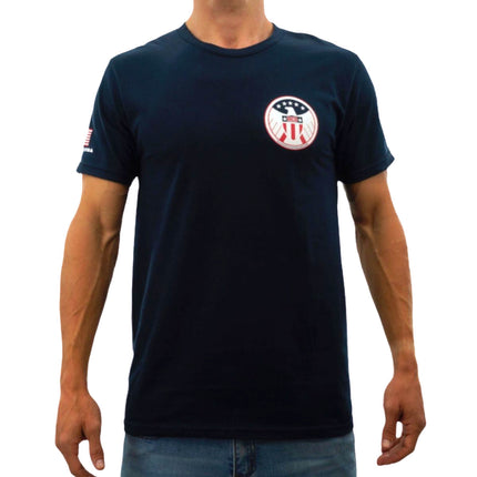 CALI Strong RED T-shirt Navy Blue - T-Shirt - Image 1 - CALI Strong