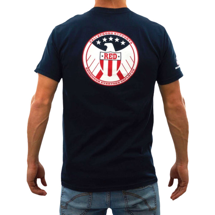CALI Strong RED T-shirt Navy Blue - T-Shirt - CALI Strong