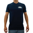 CALI Strong Word Bear T-shirt Navy Blue Glow in the Dark - T-Shirt - Image 1 - CALI Strong