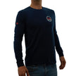 CALI Strong Classic Long Sleeve T-Shirt Premium Cotton Suede Midnight Navy - T-Shirt - Image 2 - CALI Strong