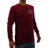 CALI Strong Classic Long Sleeve T-Shirt Premium Cotton Suede Heather Maroon - T-Shirt - Image 2 - CALI Strong