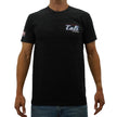 CALI Strong Crest Performance T-Shirt Black Heather Glow in the Dark - T-Shirt - Image 1 - CALI Strong