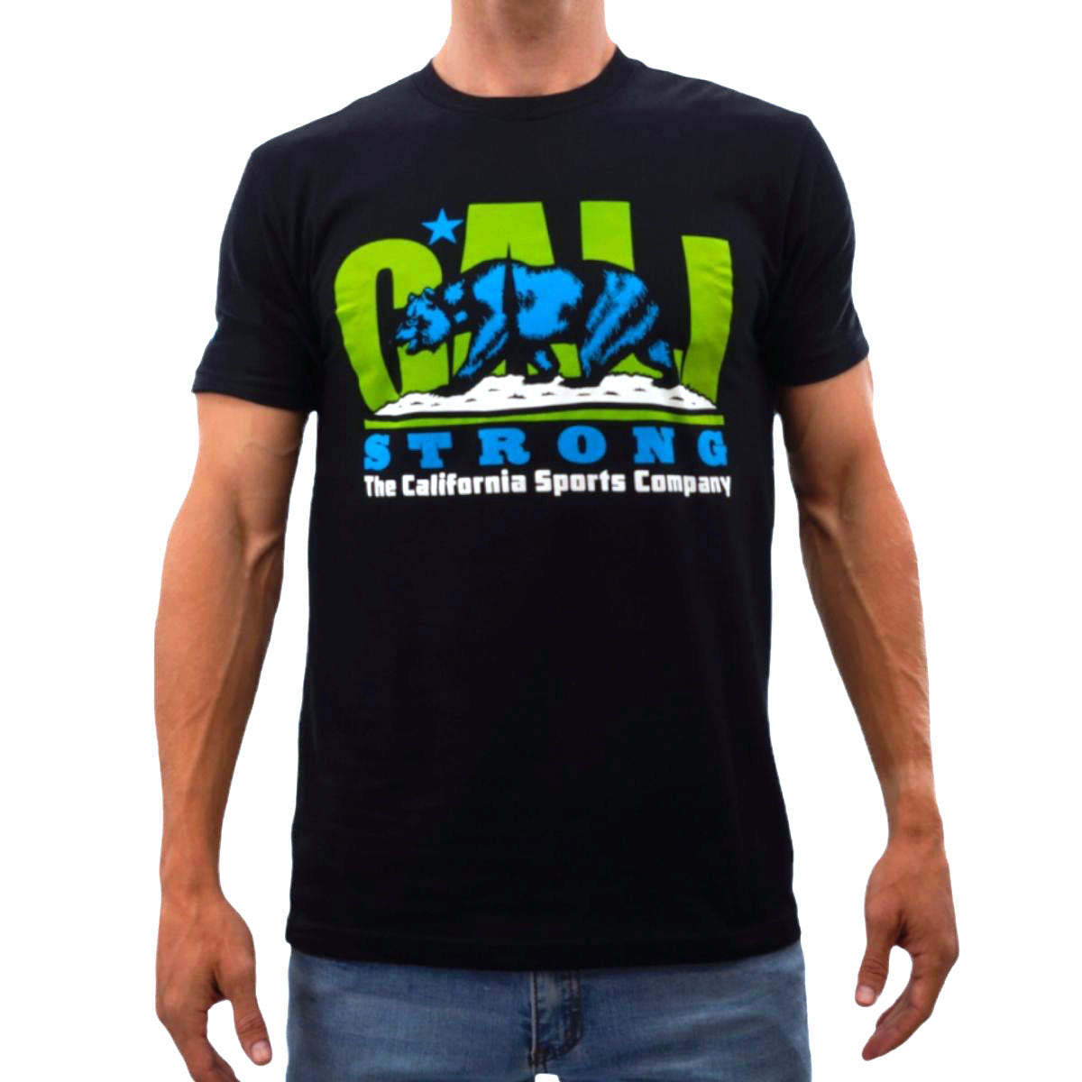 CALI Strong Original T-Shirt Lime - T-Shirt - Image 1 - CALI Strong