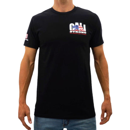 CALI Strong We the People Black T-shirt - T-Shirt - Image 1 - CALI Strong