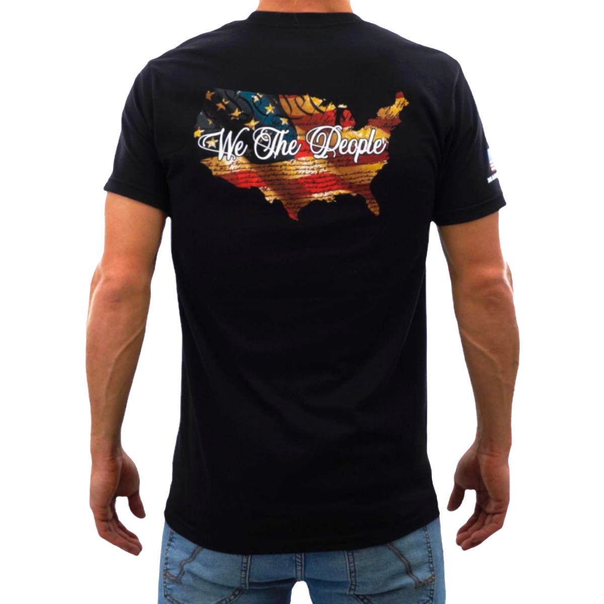 CALI Strong We the People Black T-shirt - T-Shirt - Image 3 - CALI Strong