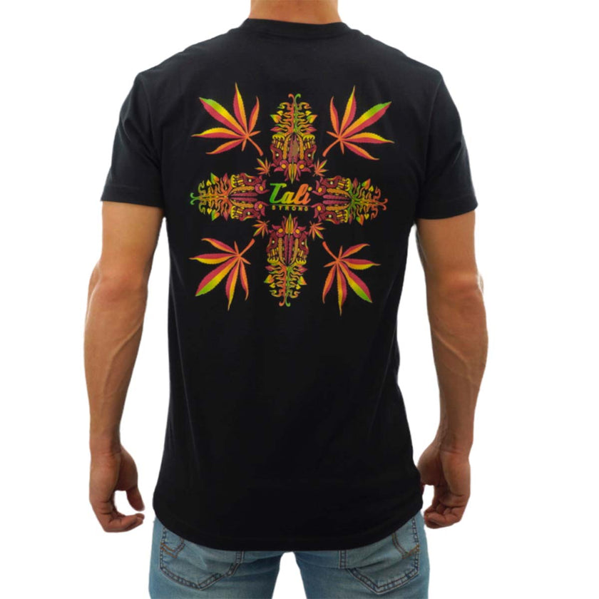 CALI Strong Dream Rasta Black T-shirt - T-Shirt - Image 3 - CALI Strong