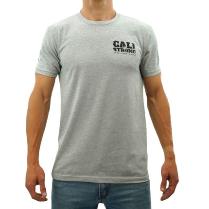 CALI Strong Scratch T-Shirt Grey Heather - T-Shirt - Image 1 - CALI Strong