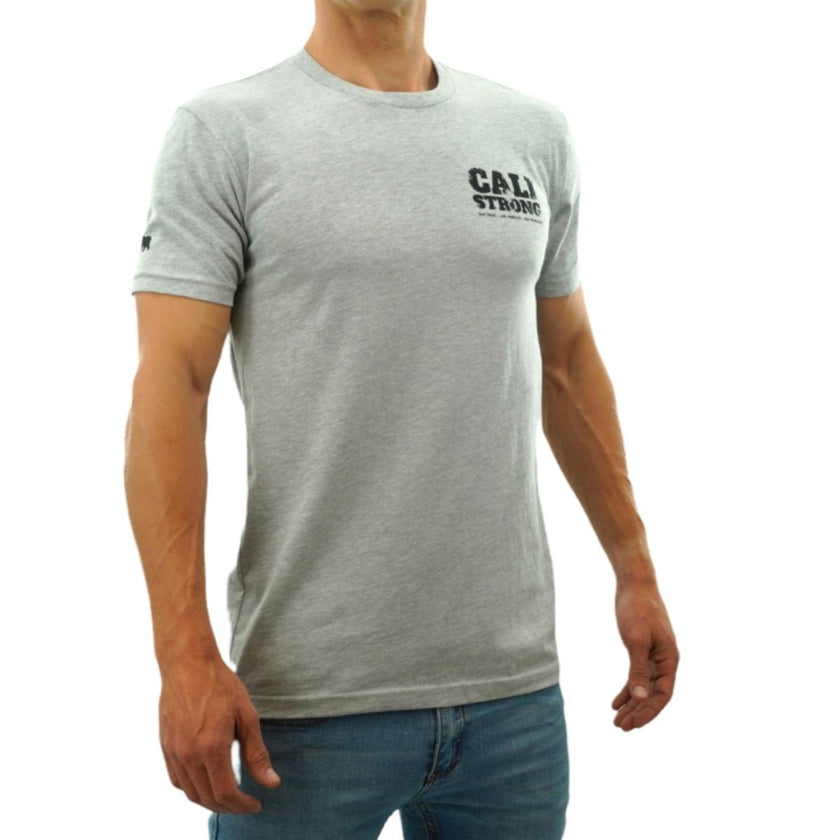 CALI Strong Scratch T-Shirt Grey Heather - T-Shirt - Image 2 - CALI Strong