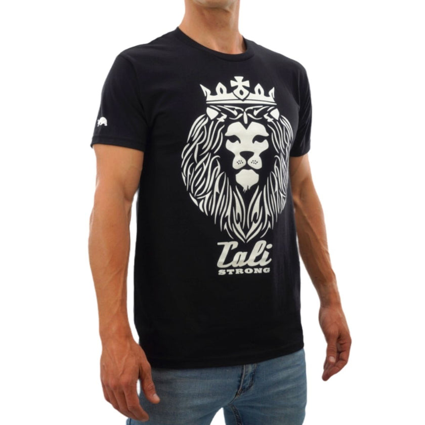 CALI Strong King Rasta Black T-shirt Glow in the Dark - T-Shirt - Image 5 - CALI Strong